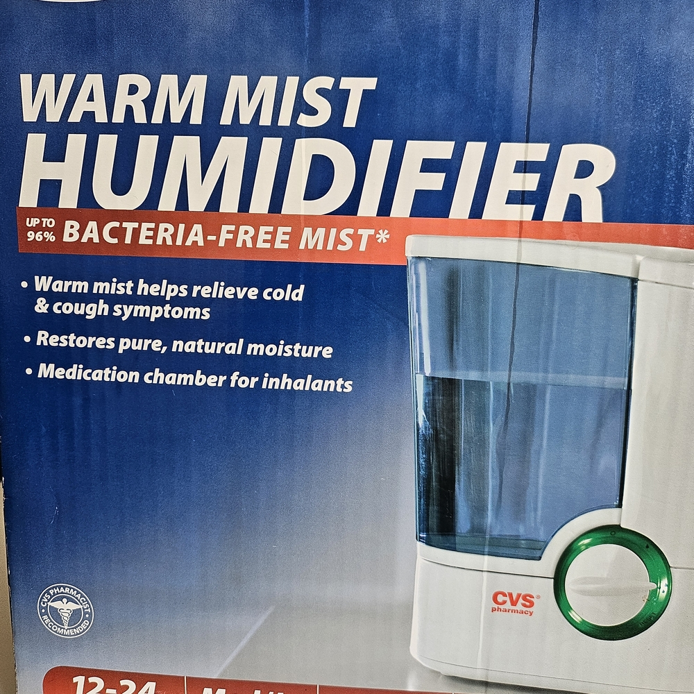 CVS Pharmacy Warm Mist Humidifier - White and Green